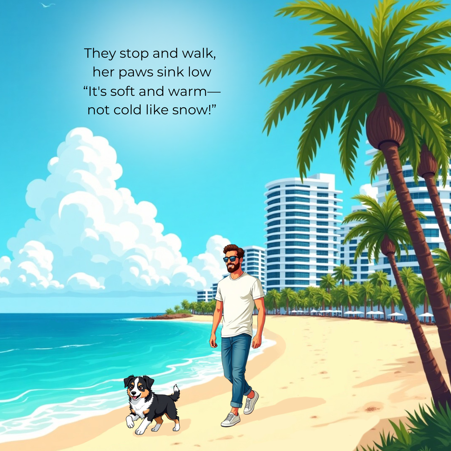 Snow to Sand: The Adventures of Denver the Traveling Dog by Nathalie Rader